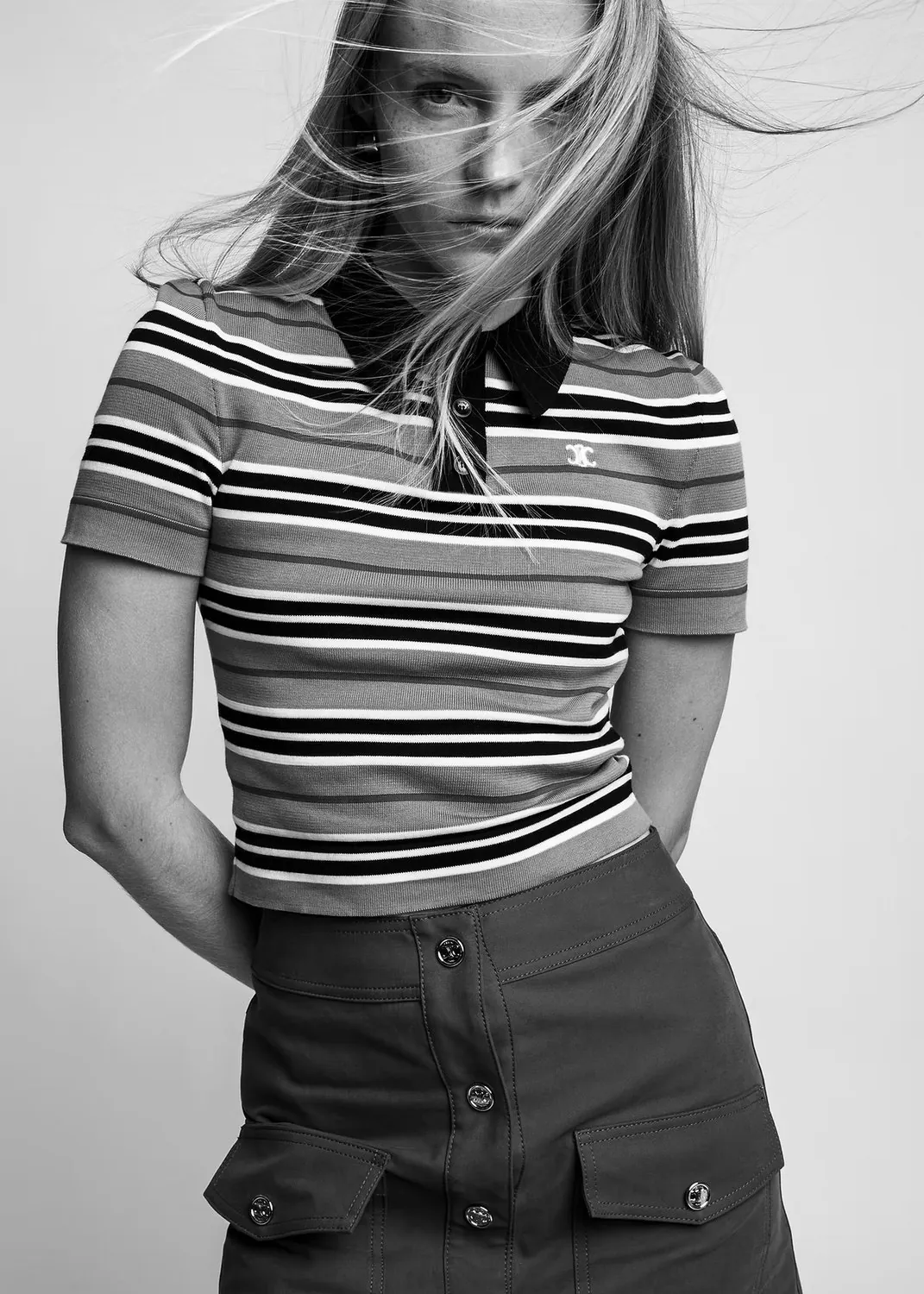 5Eleven Magazine black and white editorial portrait shot at Motherlight Studios