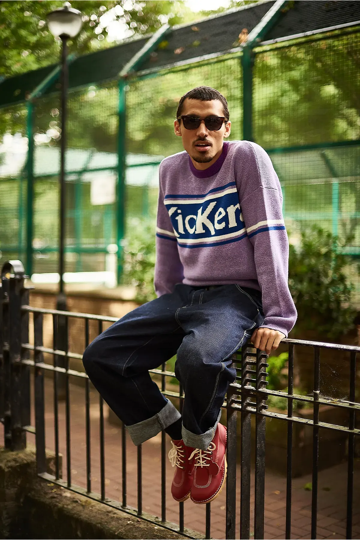 Menswear footwear campaign photography shot on location