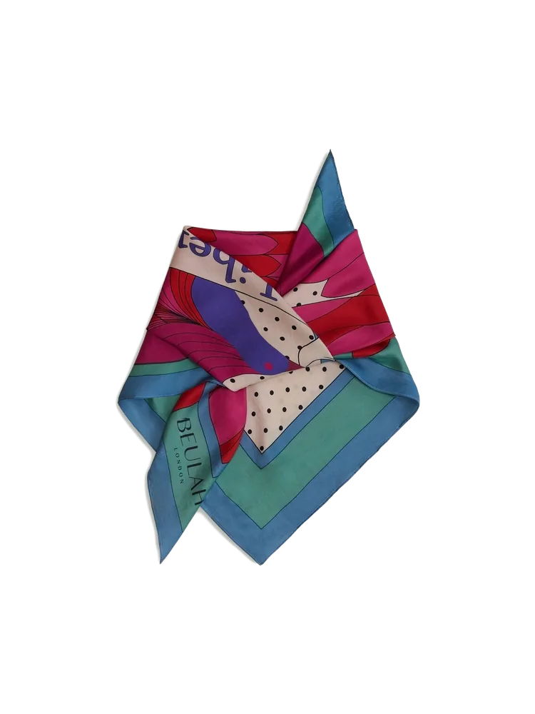 Silk scarf product photography in London