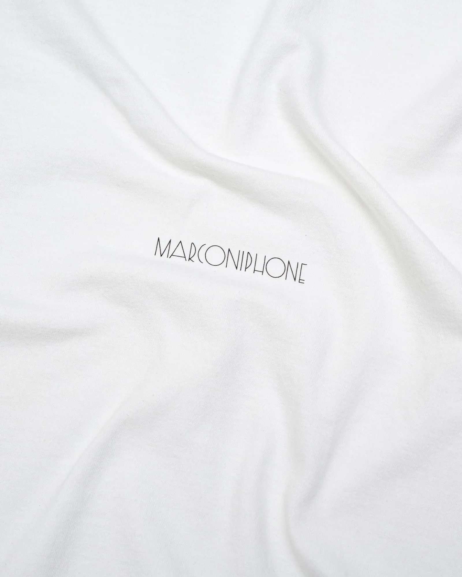 Marconiphone t-shirt detail