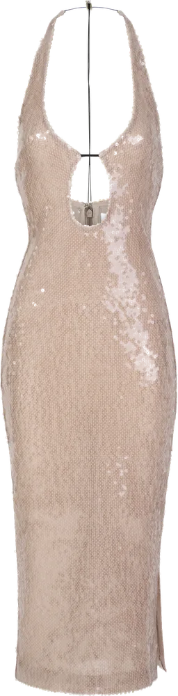 Womens sequin dress shot with ghost mannequin photography in London